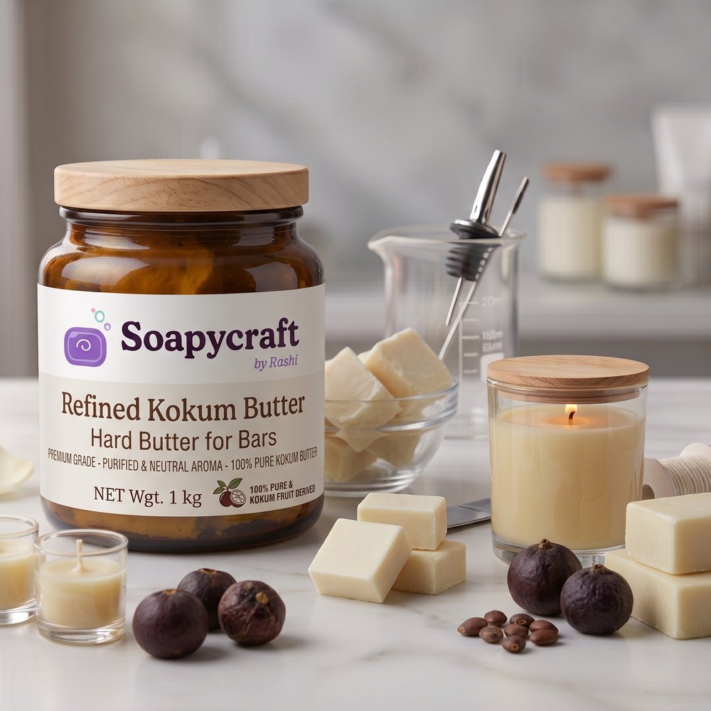 Refined Kokum Butter - Hard Butter for Bars - buy online at Soapycraft