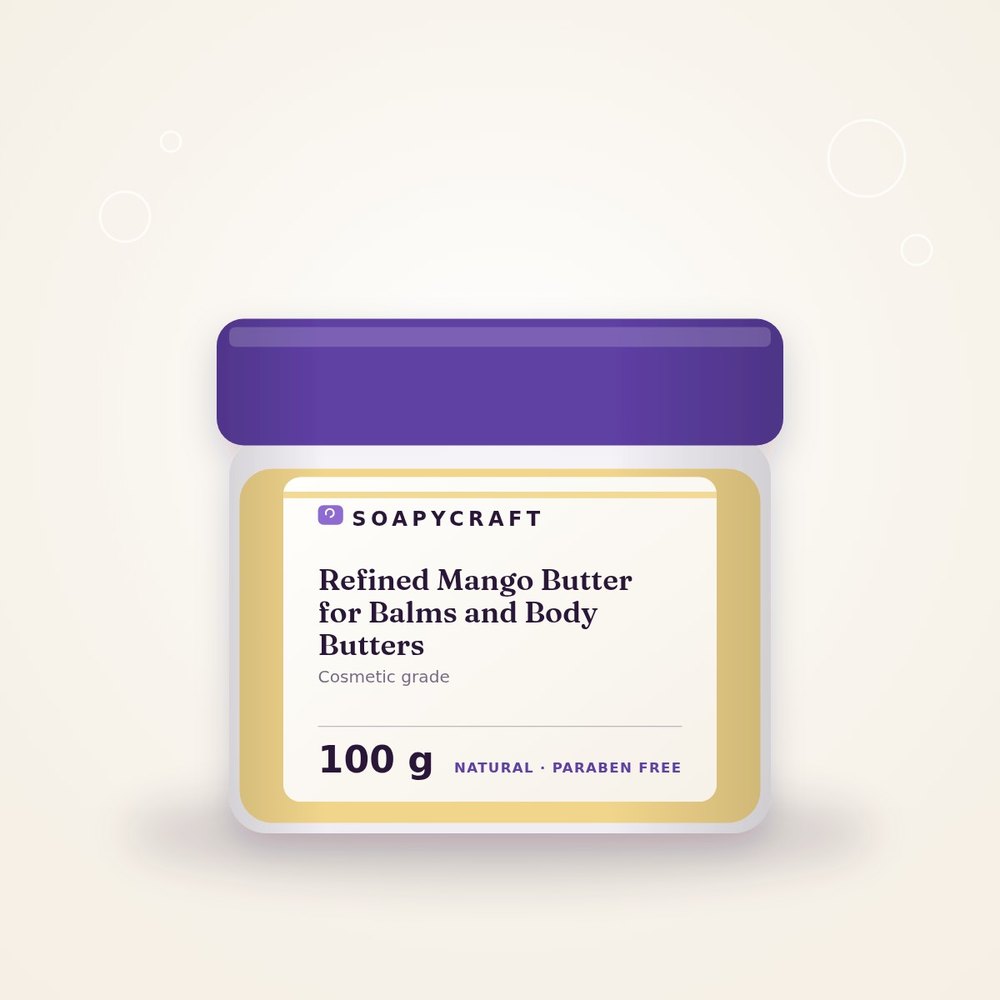 Refined Mango Butter for Balms and Body Butters - buy online at Soapycraft
