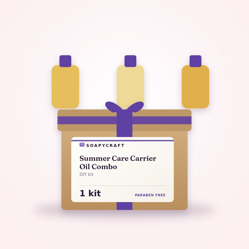Summer Care Carrier Oil Combo - buy online at Soapycraft