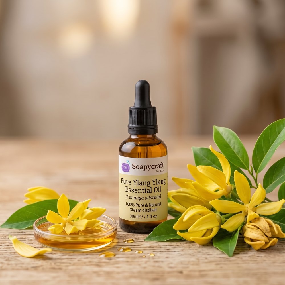 Pure Ylang Ylang Essential Oil (Cananga odorata) - Steam distilled - buy online at Soapycraft