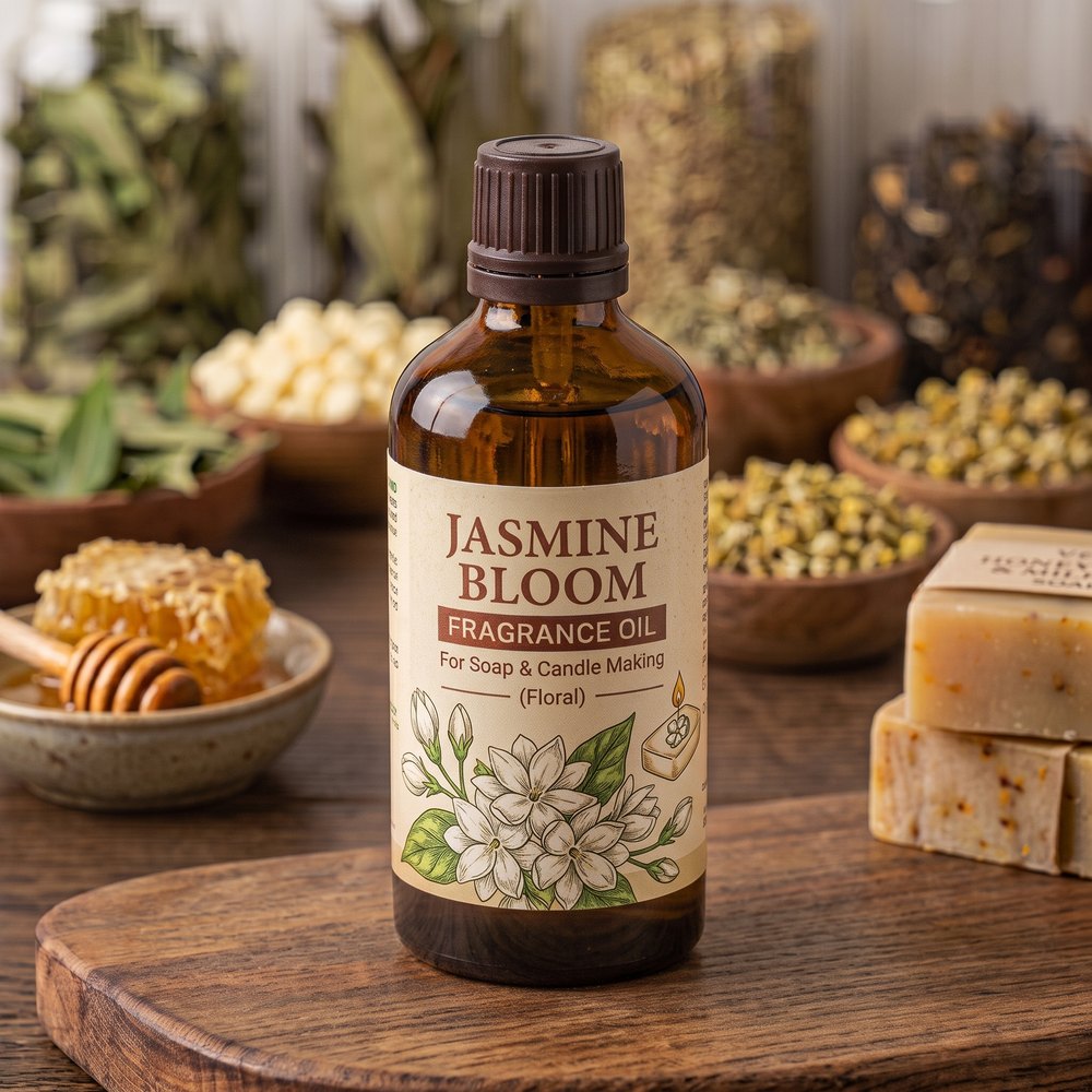 Jasmine Bloom Fragrance Oil for Soap and Candle Making (Floral) - buy online at Soapycraft