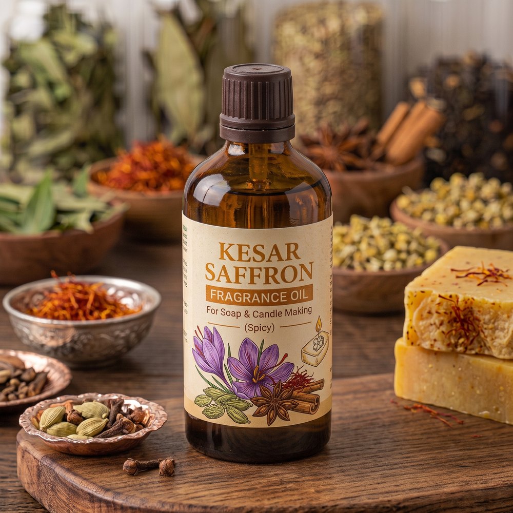 Kesar Saffron Fragrance Oil for Soap and Candle Making (Spicy) - buy online at Soapycraft