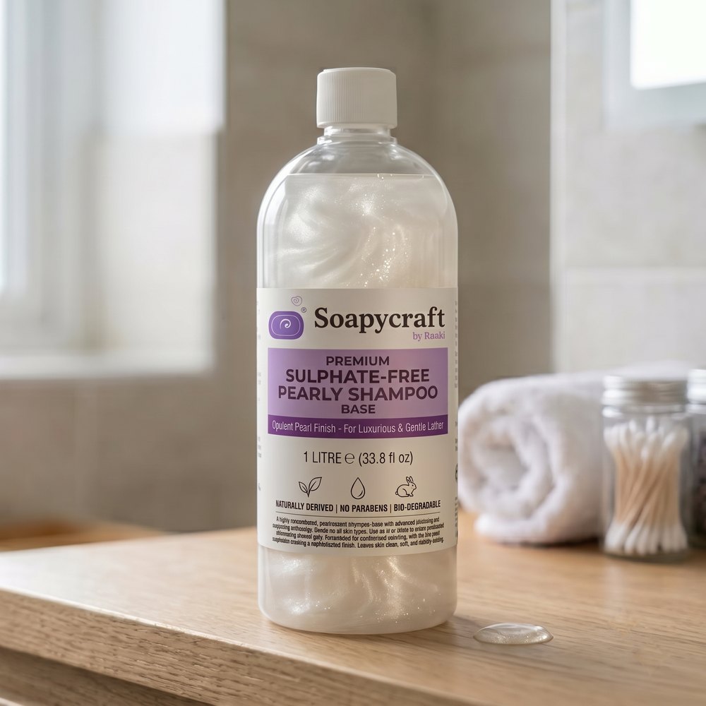 Premium Sulphate Free Pearly Shampoo Base - buy online at Soapycraft