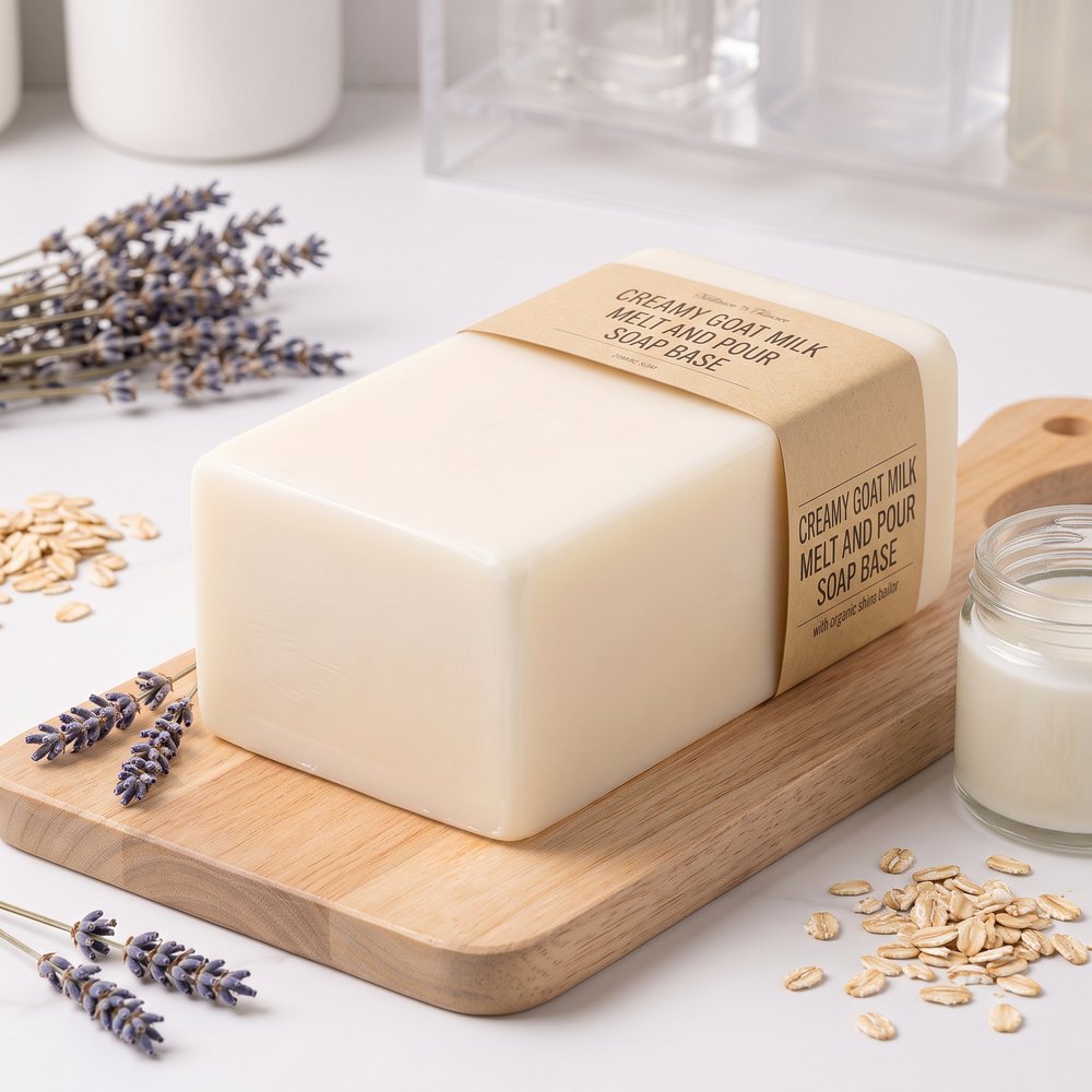 Creamy Goat Milk Melt and Pour Soap Base - SLS Free - buy online at Soapycraft