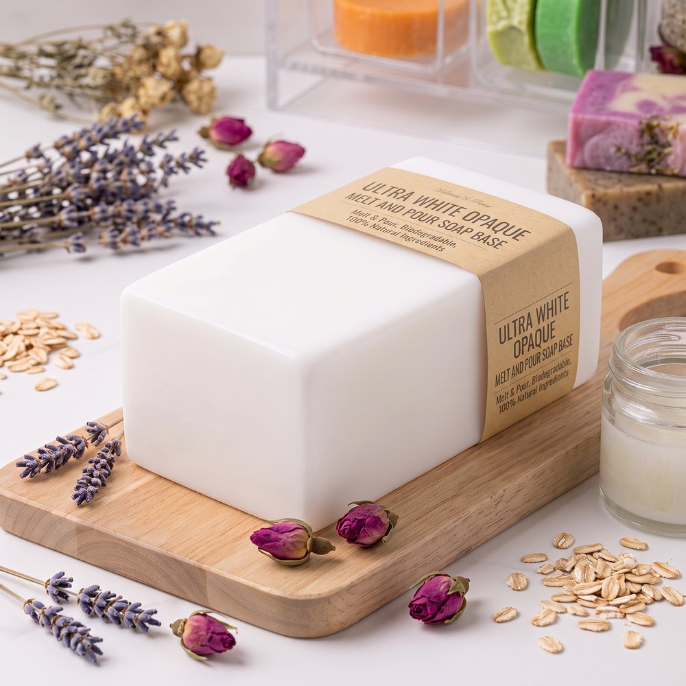 Ultra White Opaque Melt and Pour Soap Base - SLS Free - buy online at Soapycraft