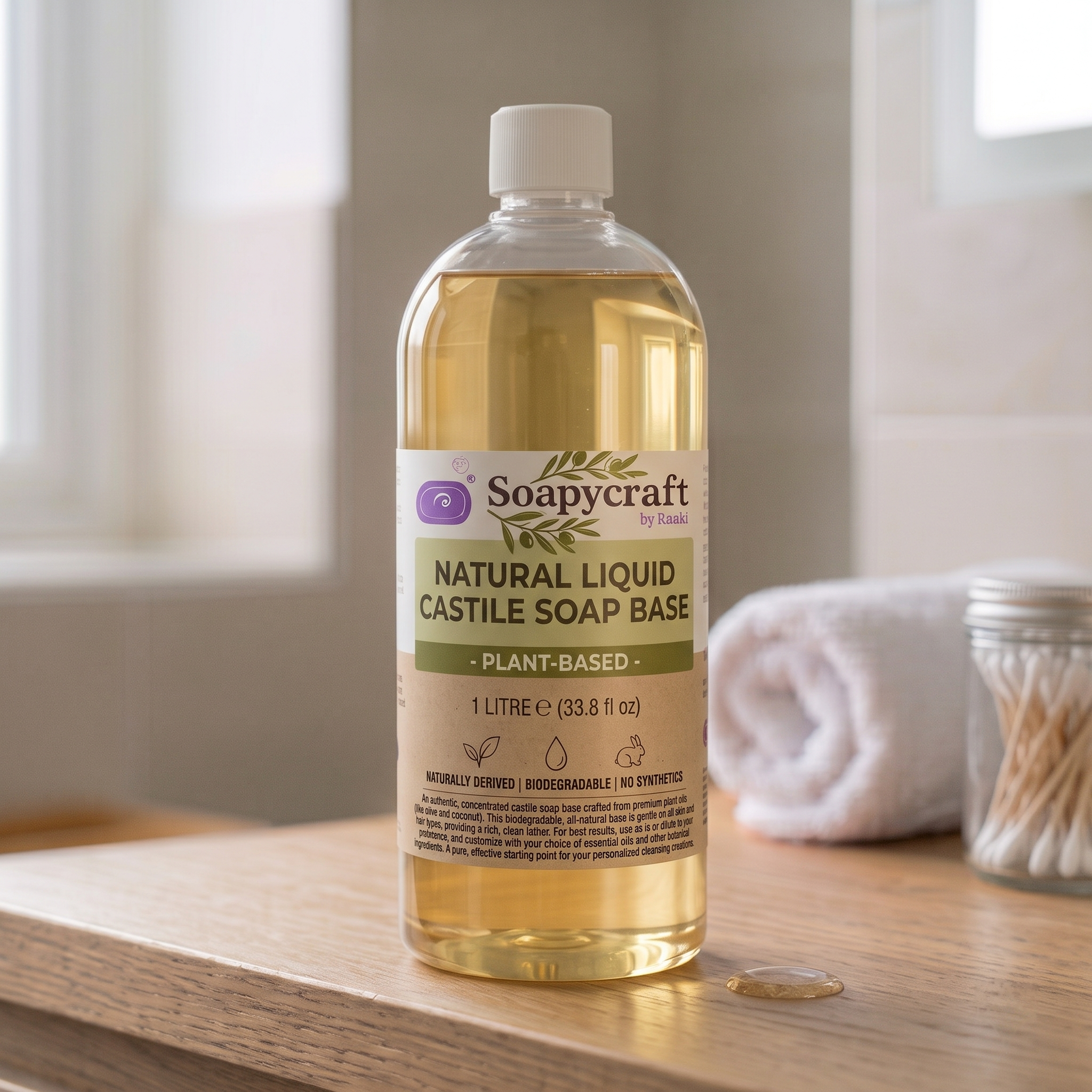 Natural Liquid Castile Soap Base - Plant Based - buy online at Soapycraft