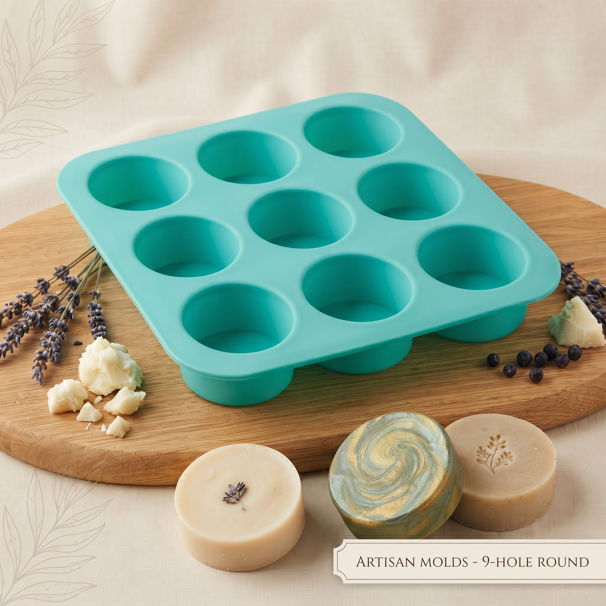 6 Cavity Oval Silicone Soap Mould - 100 g Bars - buy online at Soapycraft